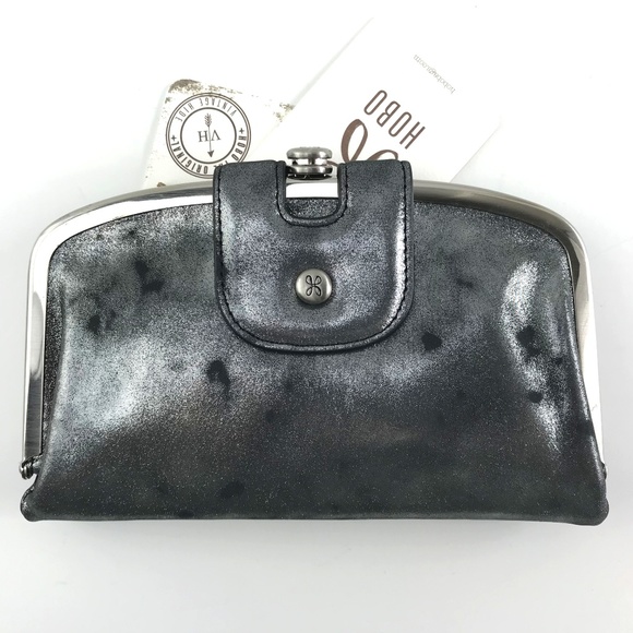 HOBO Handbags - HOBO INTERNATIONAL Halo Smoke leather wallet